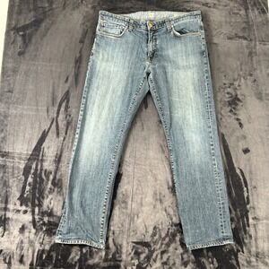 Agave Denim Rocker Jeans Mens 38 Blue Slim Straight Leg Handcrafted California